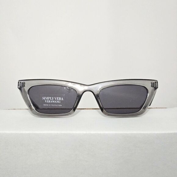 ☀️Vera Wang, super cute, transparent gray sunglasses. NEW with soft pouch. - Picture 1 of 8